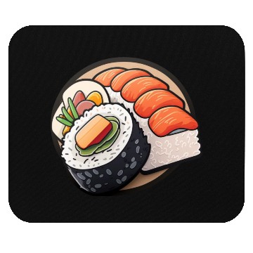 Discover Colourful sushi Mouse Pads