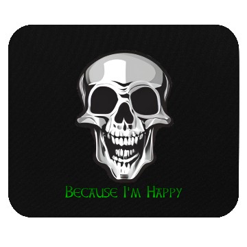 Discover Happy Skull Mouse Pads