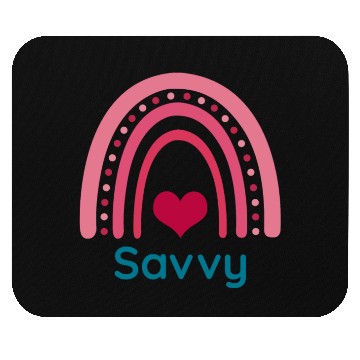 Discover Savvy Viva Magenta Boho Rainbow Mouse Pads