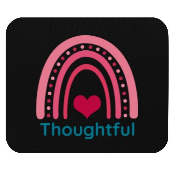 Discover Thoughtful Viva Magenta Boho Rainbow Mouse Pads