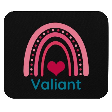 Discover Valiant Viva Magenta Boho Rainbow Mouse Pads
