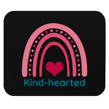Discover Kind hearted Viva Magenta Boho Rainbow Mouse Pads