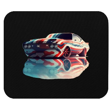 Discover American pride and raw horsepower Mouse Pads