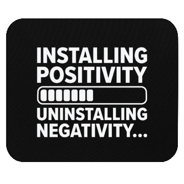 Discover Installing Optimistic People Happiness Positive Mouse Pads