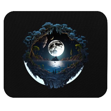 Discover Moon Song Mouse Pads