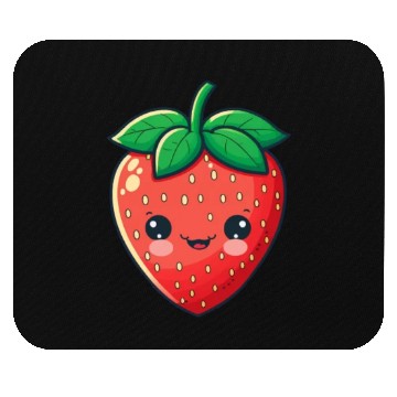 Discover Cute Kawaii Strawberry Fruit Grower Farm Mouse Pads