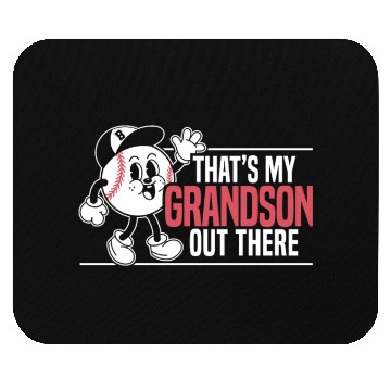 Discover Baseball Grandma Baseball Grandpa Baseball Fan Mouse Pads