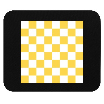 Discover Yellow checker rectangle background. Mouse Pads