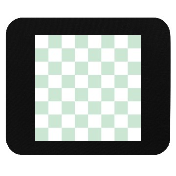 Discover Green pastel checker rectangle background. Mouse Pads