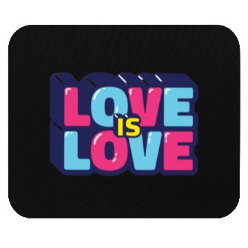 Discover Love is love retro Mouse Pads