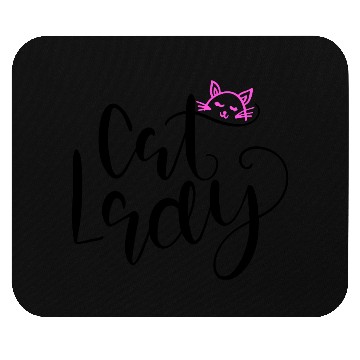 Discover Cat lady Meow Mouse Pads