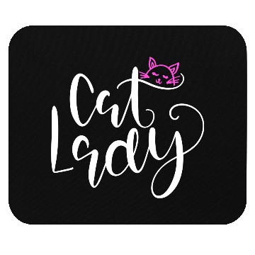 Discover Cat lady Meow Mouse Pads
