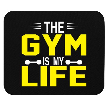 Discover The Gym is my Life Mouse Pads