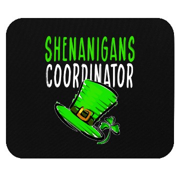 Discover Shenanigans Coordinator Gnomes Green Proud Mouse Pads