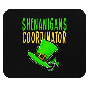 Discover Shenanigans Coordinator St PDay Gnomes Green Proud Mouse Pads