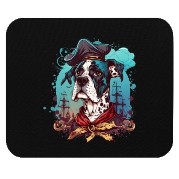 Discover Great Dane Dog Pirate Mouse Pads