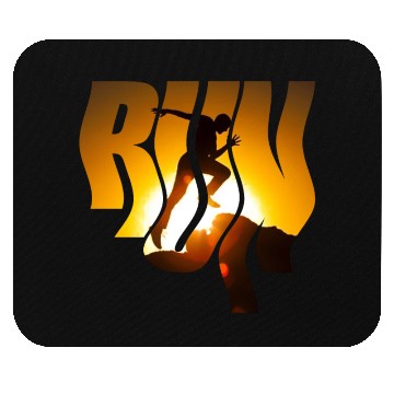 Discover Find Your Strength and Run Mouse Pads