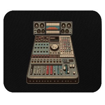 Discover AV Technician Music Mixing Board Audio Visual Mouse Pads