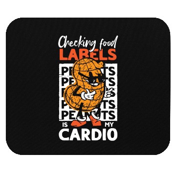 Discover Checking Food Labels Is My Cardio Peanut Allergic Mouse Pads