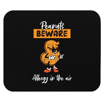 Discover Peanuts Beware Allergy In The Air Peanut Allergic Mouse Pads