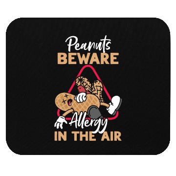Discover Peanuts Beware Allergy In The Air Peanut Allergic Mouse Pads