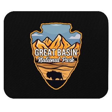 Discover Great Basin US National Park Arrowhead Buffalo Mouse Pads