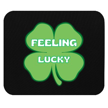 Discover FEELING lucky funny St. patty's day Mouse Pads