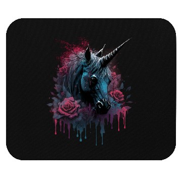 Discover roses unicorn Mouse Pads