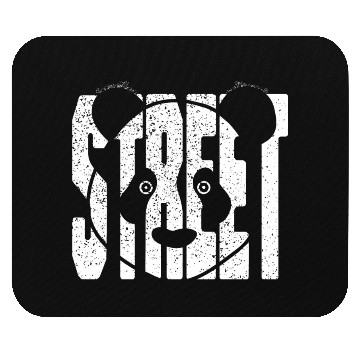 Discover Panda Street Warrior Mouse Pads