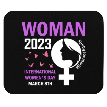Discover International Women's Day 2023 Embrace Equity Mouse Pads