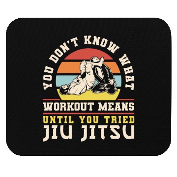 Discover Brazilian Jiu Jitsu MMA Bjj Hugger Mouse Pads