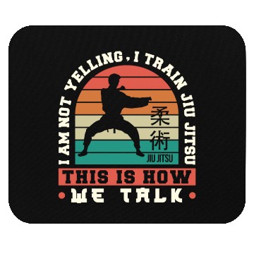Discover Brazilian Jiu Jitsu MMA Bjj Hugger Mouse Pads