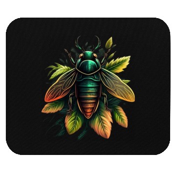 Discover Abstract Art Beautiful Nature Beetle Mouse Pads