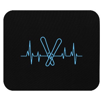 Discover skiing Mouse Pads