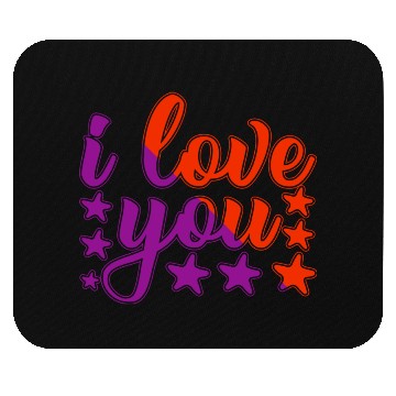 Discover I love you Mouse Pads