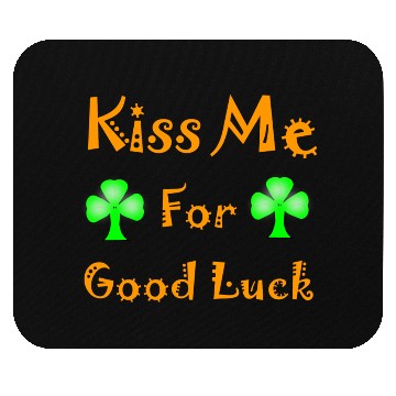 Discover kiss me For Good Luck Clover St Patrick's Day Mouse Pads
