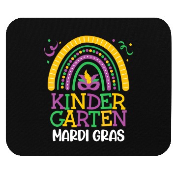 Discover Cute Boho Rainbow Mardi Gras Kindergarten Teacher Mouse Pads