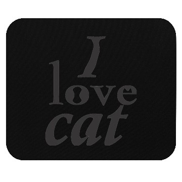 Discover i love cat| new design | cat Mouse Pads