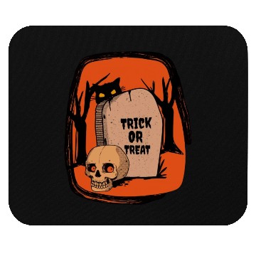 Discover Halloween Trick Or Treat Mouse Pads