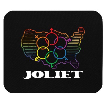 Discover Joliet Pride Month Pride Flag LGBT Community LGBTQ Mouse Pads