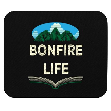 Discover Bonfire Life Camping Wildlife Camper Outdoor Natur Mouse Pads