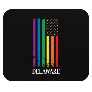 Discover Delaware Pride Month Pride Flag LGBT Community LGB Mouse Pads