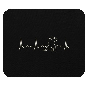 Discover Tango Dance. Heart. Love. EKG. Pulse. Beat. Mouse Pads
