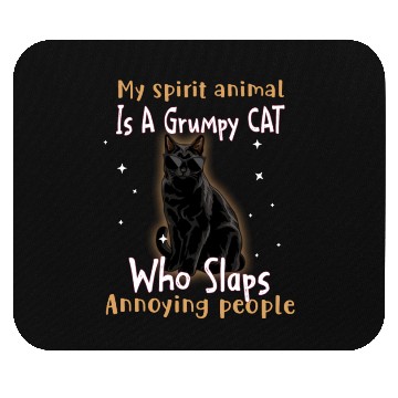 Discover My Spirit animal Is A Grumpy Cat Mouse Pads