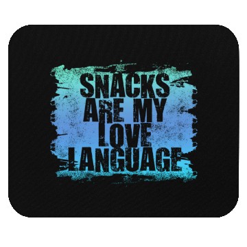 Discover Snacks Are My Love Language Mouse Pads