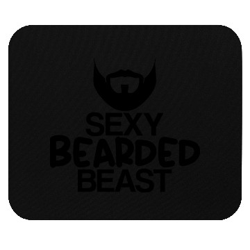 Discover Sexy Bearded Beast 4 Mouse Pads