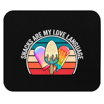 Discover Snacks Are My Love Language Mouse Pads
