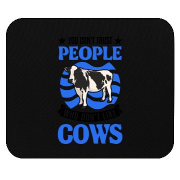 Discover Cow Gift Farmer Cattle Breeder Cows Mouse Pads