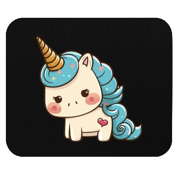 Discover Cute colorful unicorn Mouse Pads