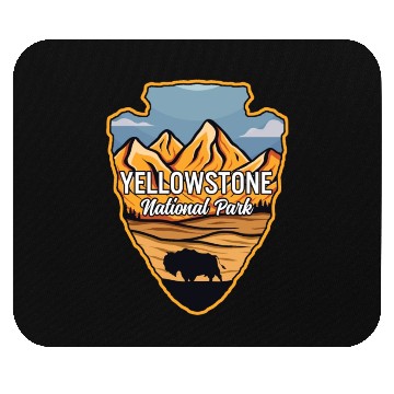 Discover YStone US National Park Arrowhead Buffalo Mouse Pads